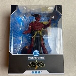 McFarlane Toys DC Black ADAM Movie MEGAFIG - SABBAC figure new sealed